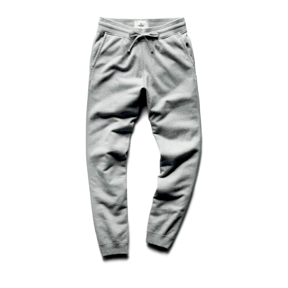 New Reigning Champ LIGHTWEIGHT TERRY SLIM SWEATPANT Heather Grey Medium M